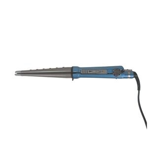 Babyliss Pro Nano Titanium Conical Flat Iron Curling Wand Hair Styler‎ Blue